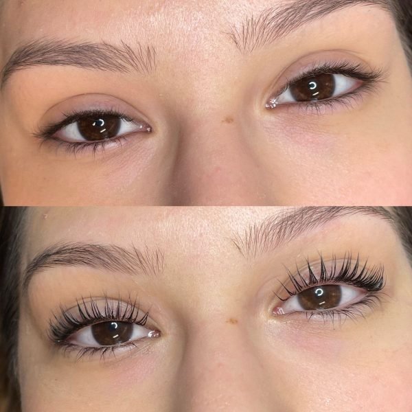 Lash lift and tint